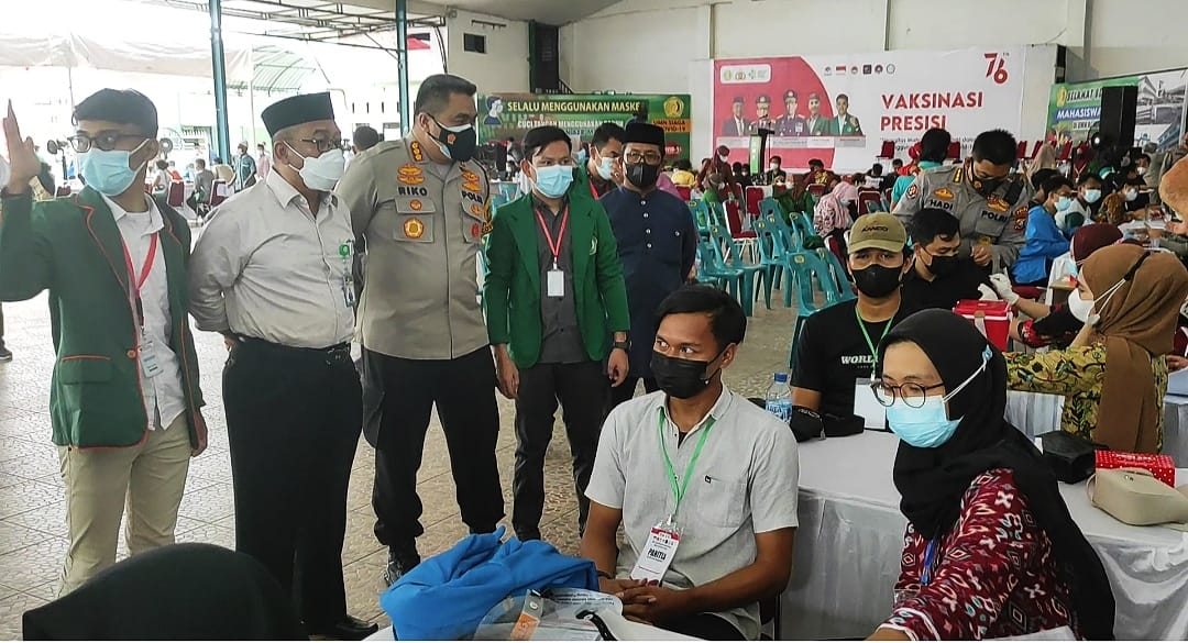 Rektor UMN Hardi Muliono : Apresiasi Polri Vaksinasi Presisi Bagi Mahasiswa