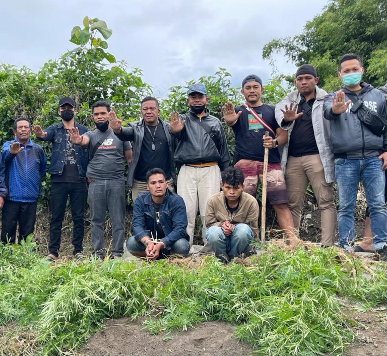 Warga desa Sukanalu Teran ditangkap Satres narkoba, Ini Rupanya Dilakukannya