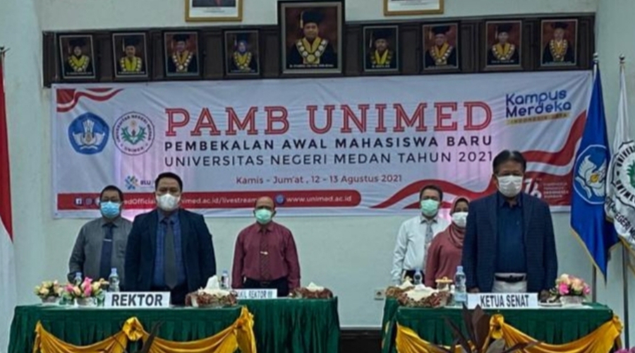 Unimed Gelar Pembekalan Awal Bagi 7.343 Mahasiswa Baru