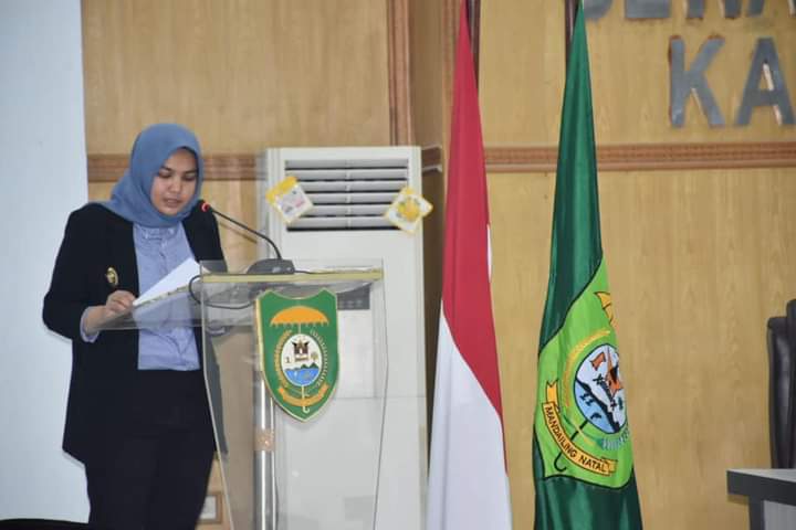 WABUP MADINA MENGHADIRI RAPAT PARIPURNA LAPORAN PERTANGGUNG JAWABAN PELAKSANAAN (LPP) APBD TAHUN 2020