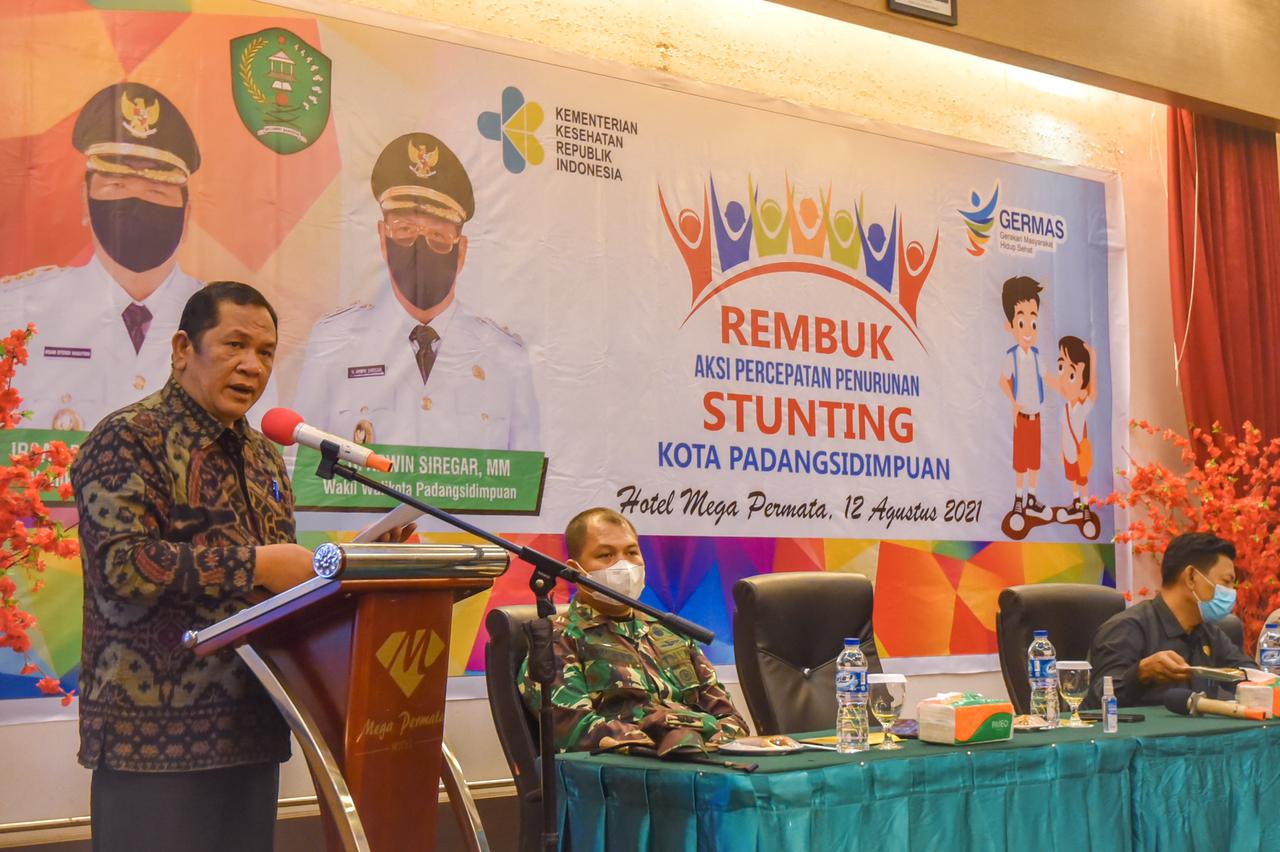 Walikota Irsan Nasution : Persoalan Stunting Menjadi Agenda Pembangunan Nasional dan Kota Padangsidimpuan
