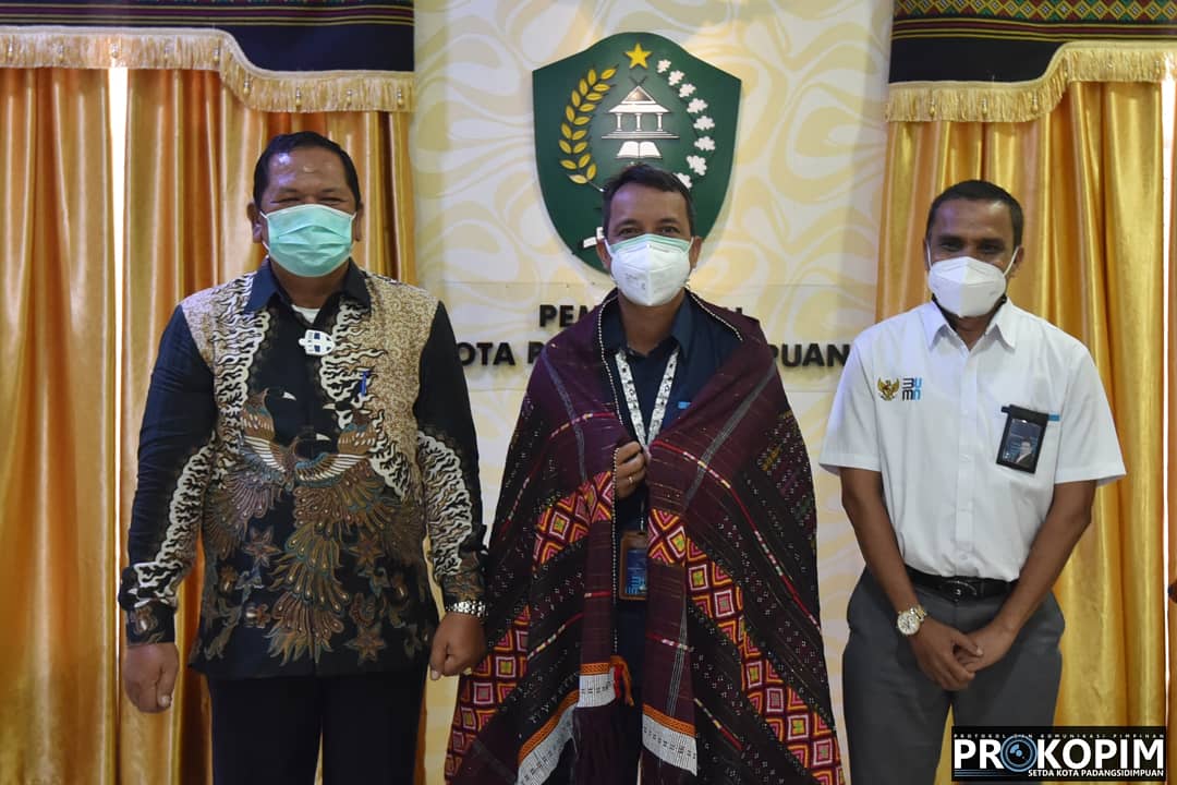 Walikota  Irsan Efendi Nasution Terima audiensi GM PT Telkom Witel Sumut