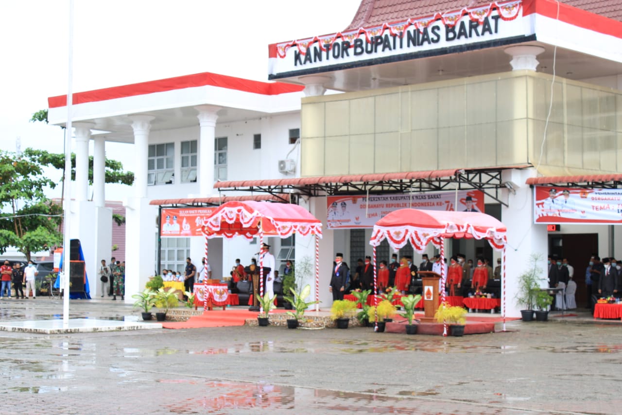 Bupati Nisbar Pimpin upacara peringatan detik-detik proklamasi kemerdekaan Republik Indonesia