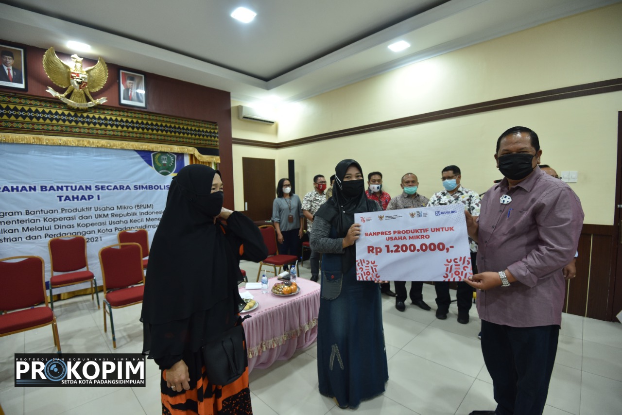 BPUM 2021 Rp 1,2 juta/ orang Cair, Walikota Irsan Nasution : Bentuk Stimulus Pemerintah