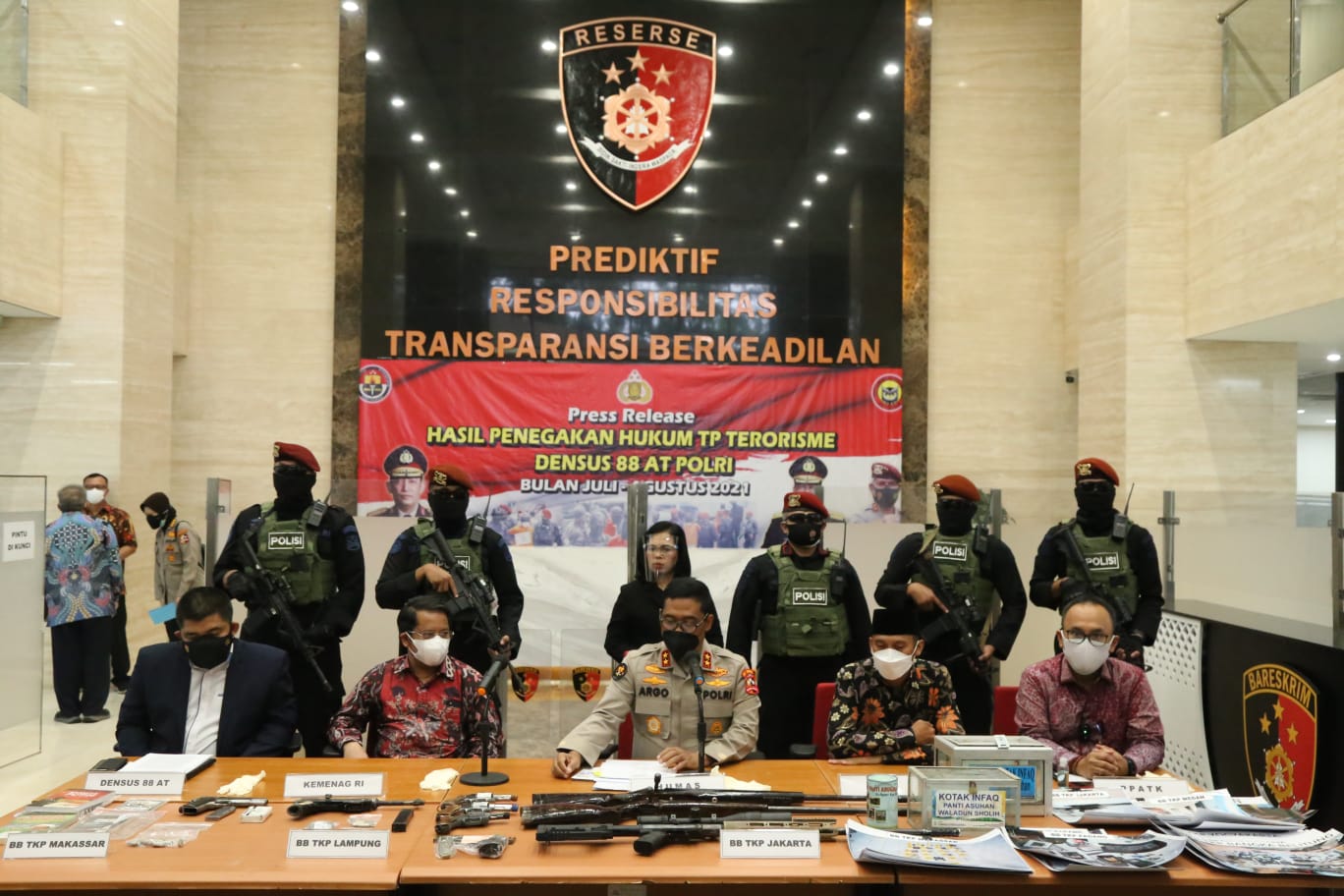 53 Terduga Teroris di 11 Provinsi, Polri Paparkan Sumber Pendanaan Kelompok JI