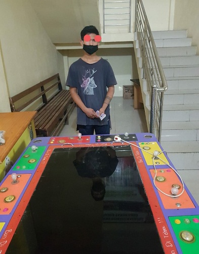Pelaku Judi Adu Tembak Ikan di Kedai Kopi Anjeli Ditangkap Satreskrim Polres Tanah Karo.