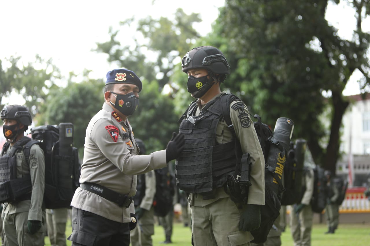 Satgas Amole 2021, Kapolda Sumut kirim 203 Personil Brimob ke Papua.