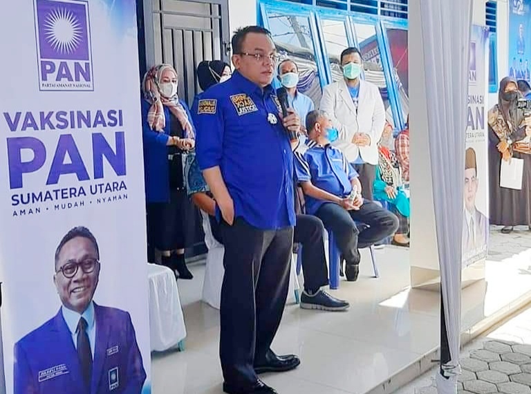 Dibutuhkan Masyarakat, KNPI Sumut Apresiasi Langkah Cepat DPW PAN Gelar Vaksinasi Massal