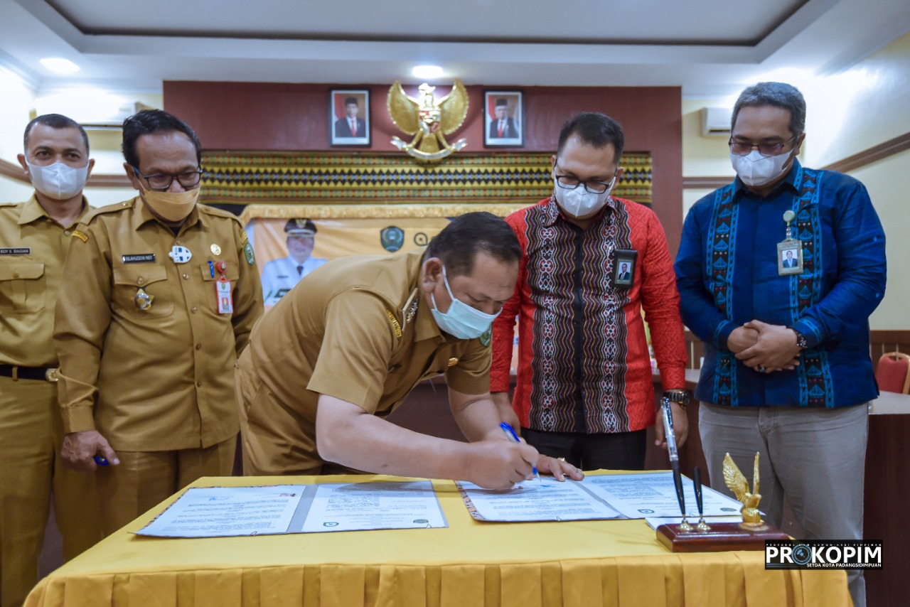 Pemko Padangsidimpuan tandatangani Nota Kesepahaman bersama PT. Adope Indonesia.