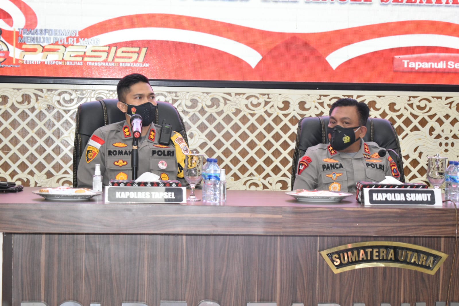Kunker ke Polres Tapsel dan Sidempuan, Kapoldasu Pastikan Anggota Tangani Covid-19