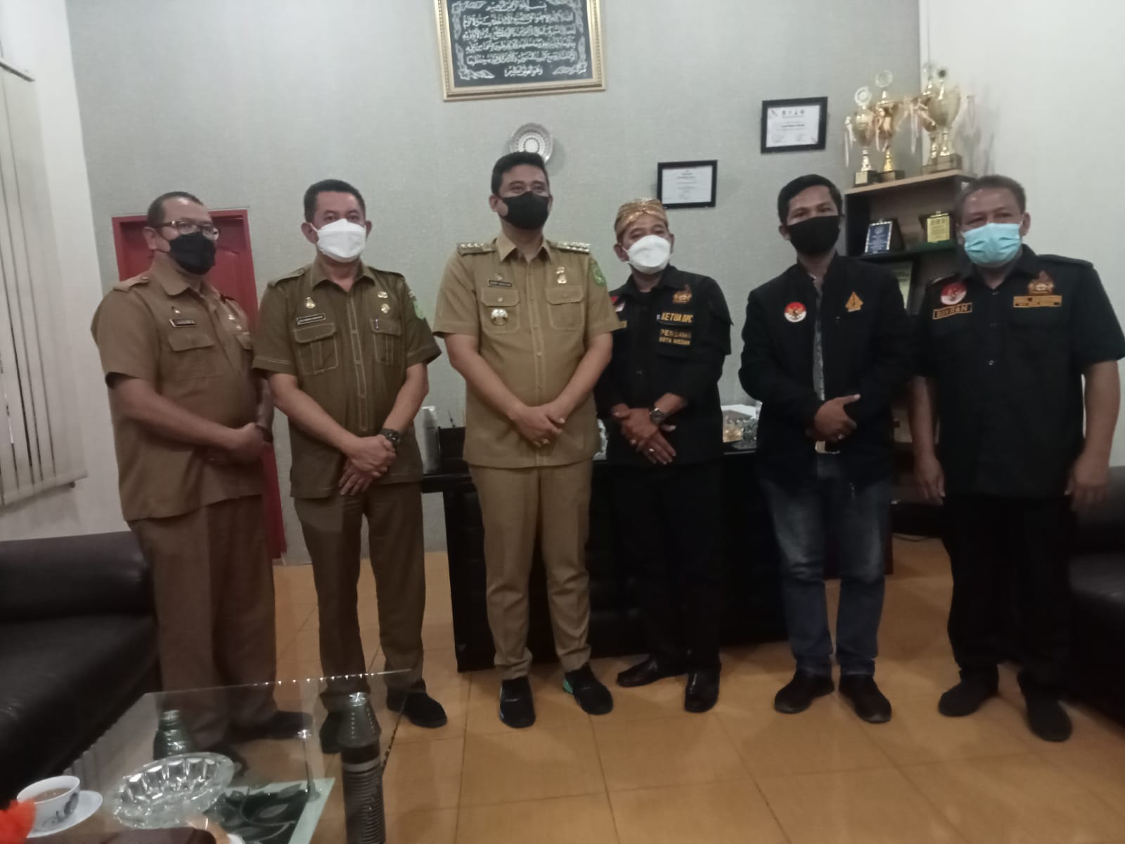 DPC PENDAWA KOTA MEDAN BERAUDIENSI DENGAN WALIKOTA MEDAN, SIAP DUKUNG PROGRAM PEMKO