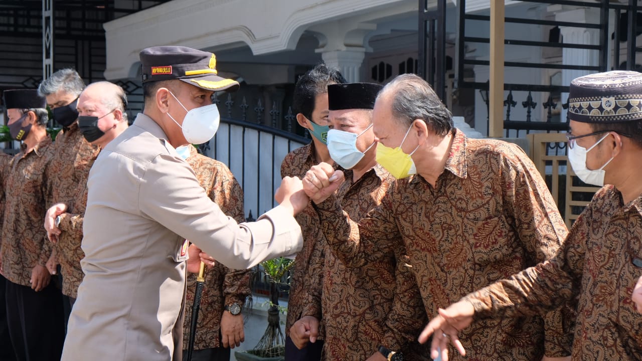Kapolres Tanjung Balai Silaturrahmi ke Forum Kerukunan Ummat Beragama Kota Tanjung Balai