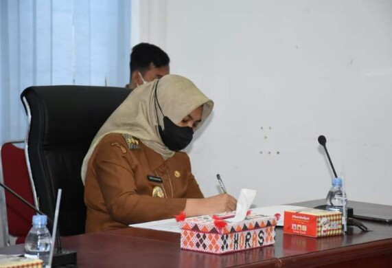 PERKUAT KOORDINASI PESAN WABUP MADINA ATIKA NASUTION