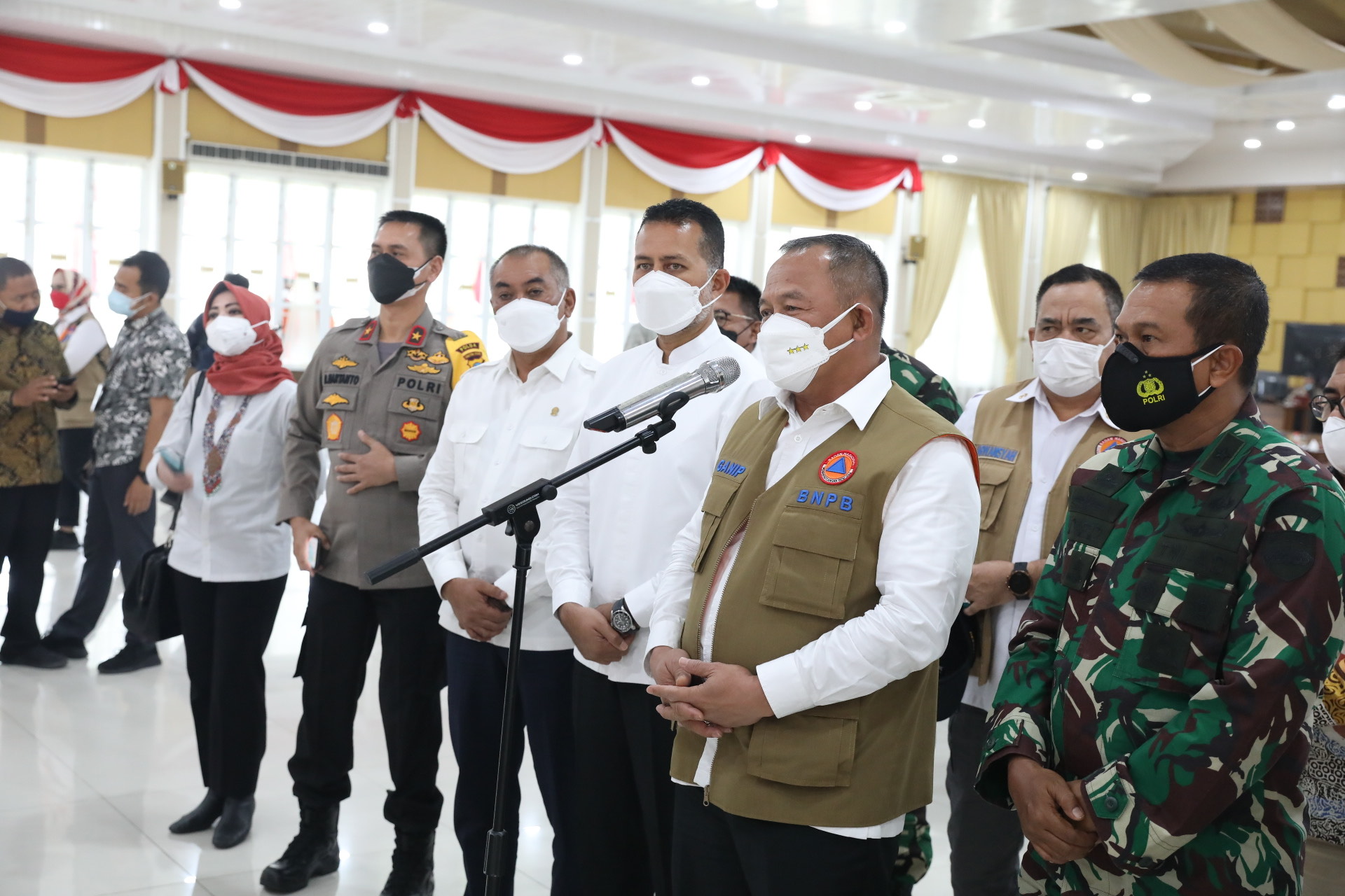 Rakor Bersama Kepala BNPB,  Wagub Musa Rajekshah Sampaikan  Pelaksanaan PPKM di Sumut
