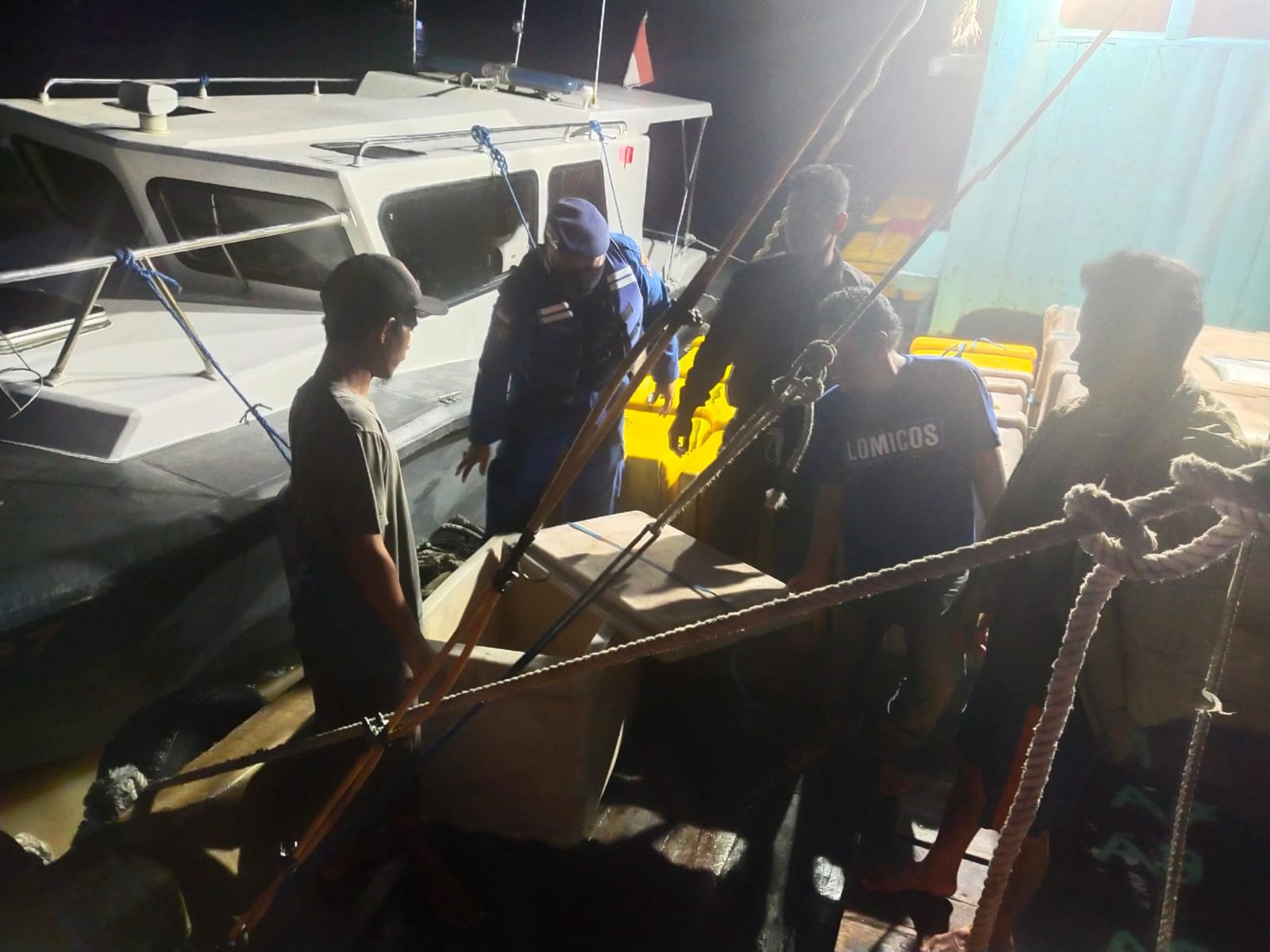 Polairud Polres Tanjung Balai Patroli dan Polmas Perairan Selama 1x 12 Jam