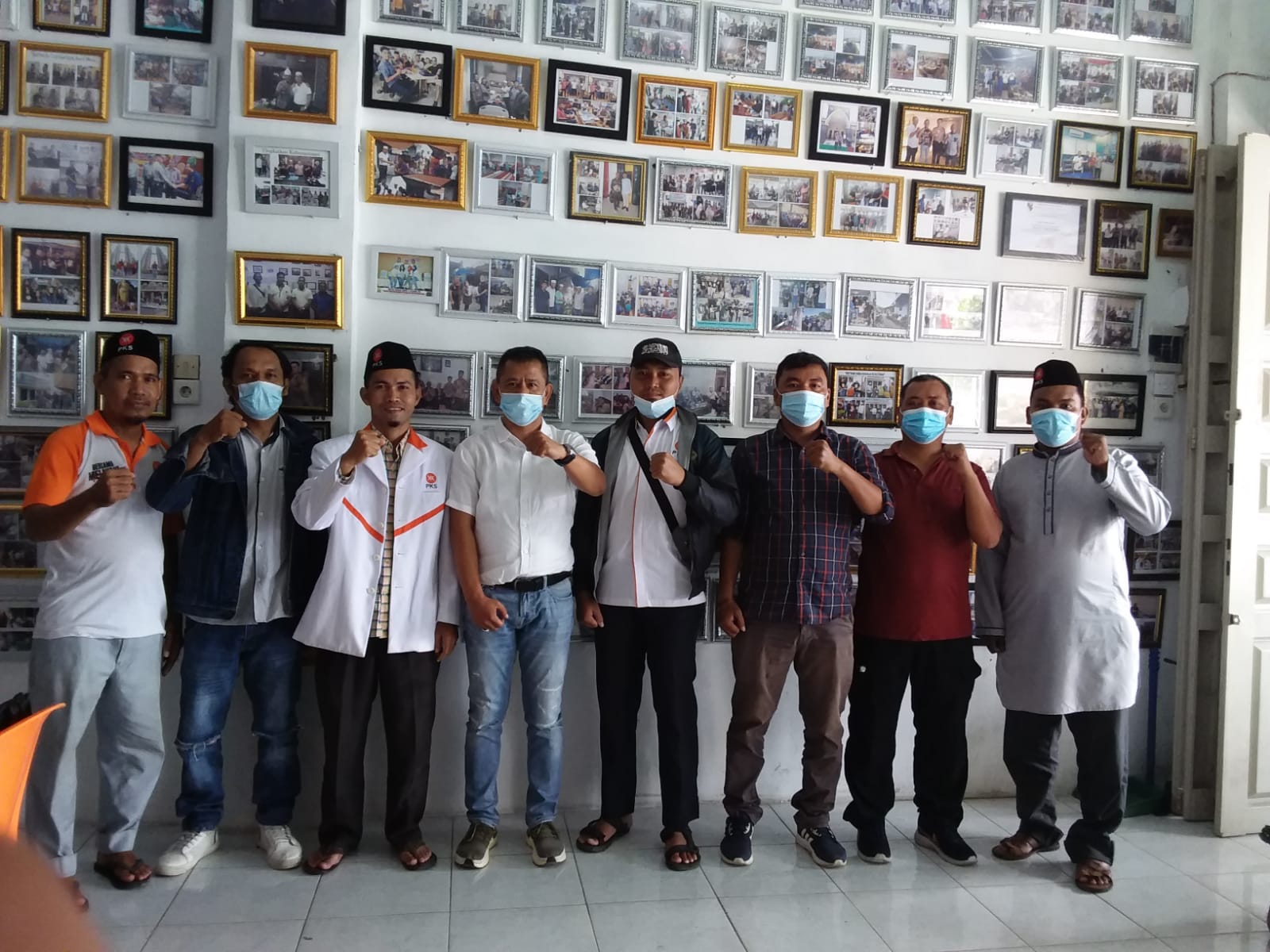 DPC PKS Medan Area Silaturahmi Kebangsaan ke Kantor Pewarta Polrestabes