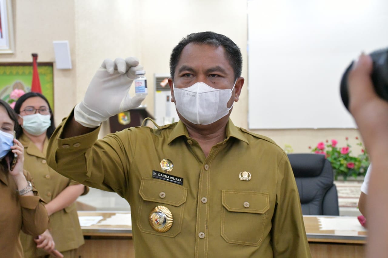 Pemkab Sergai Terima 1.540 Dosis Vaksin Moderna untuk Tenaga Kesehatan