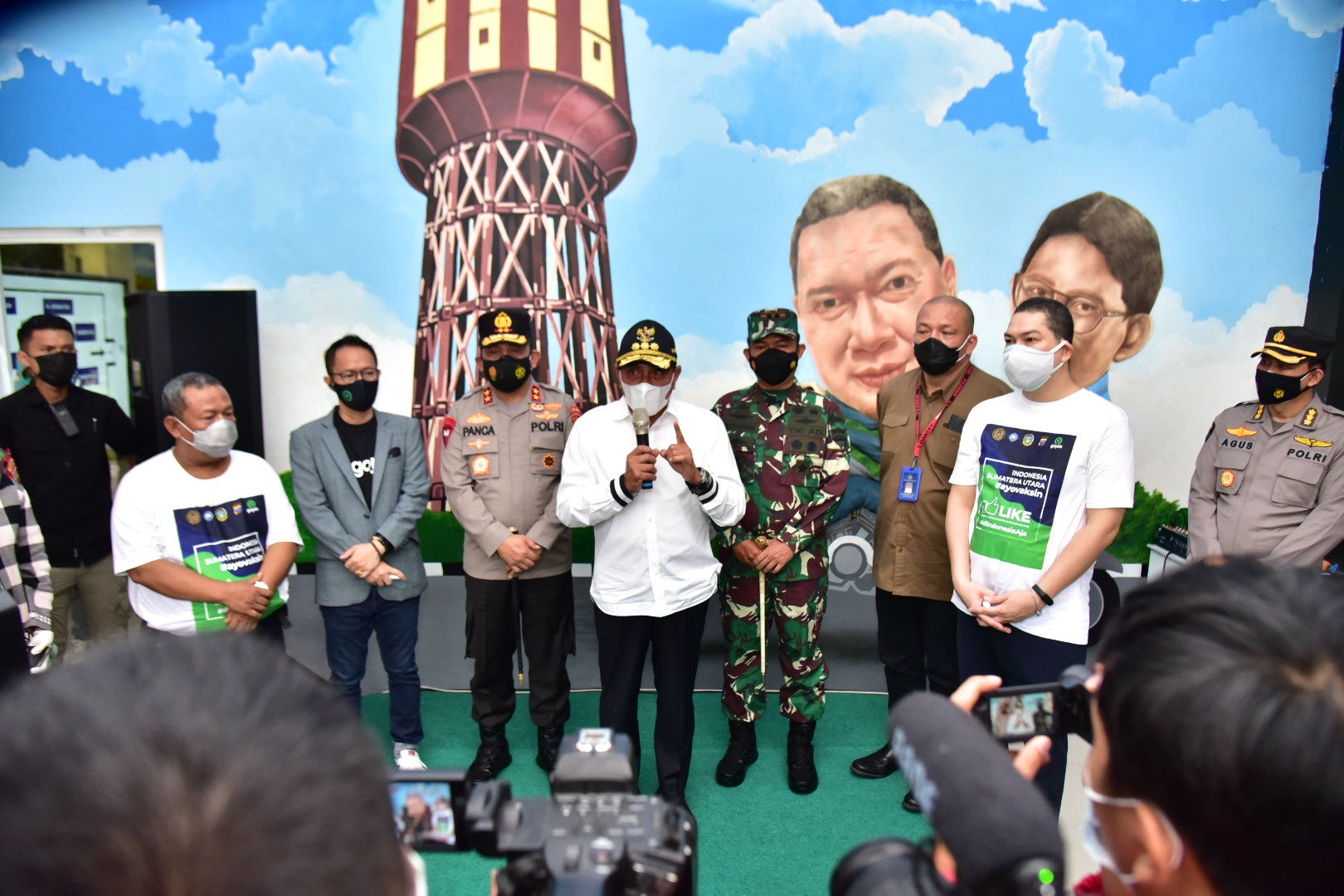 Galakkan Vaksinasi Massal,  Gubernur Edy Rahmayadi Harapkan Mampu  Percepat Laju Roda Perekonomian Sumut