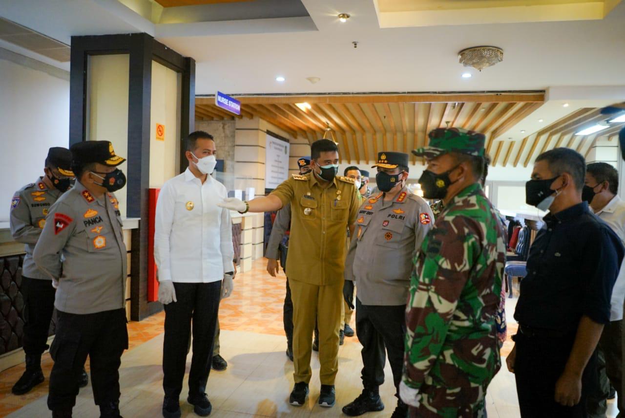 Tinjau Lokasi Isolasi Terpadu Bersama Wakapolri, Bobby Nasution: Kita Ingin Hukum Virusnya!