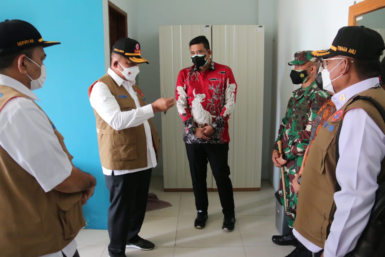 Sediakan Tempat Isoter, Bobby Nasution Diapresiasi Kepala BNPB