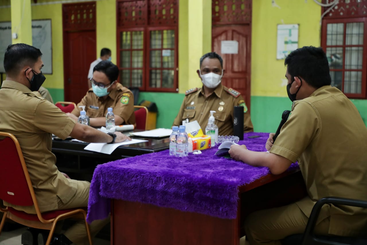 Hari terakhir Wali Kota Medan berkantor di Kecamatan Helvetia, Angka Penyebaran Covid-19 Berhasil Turun