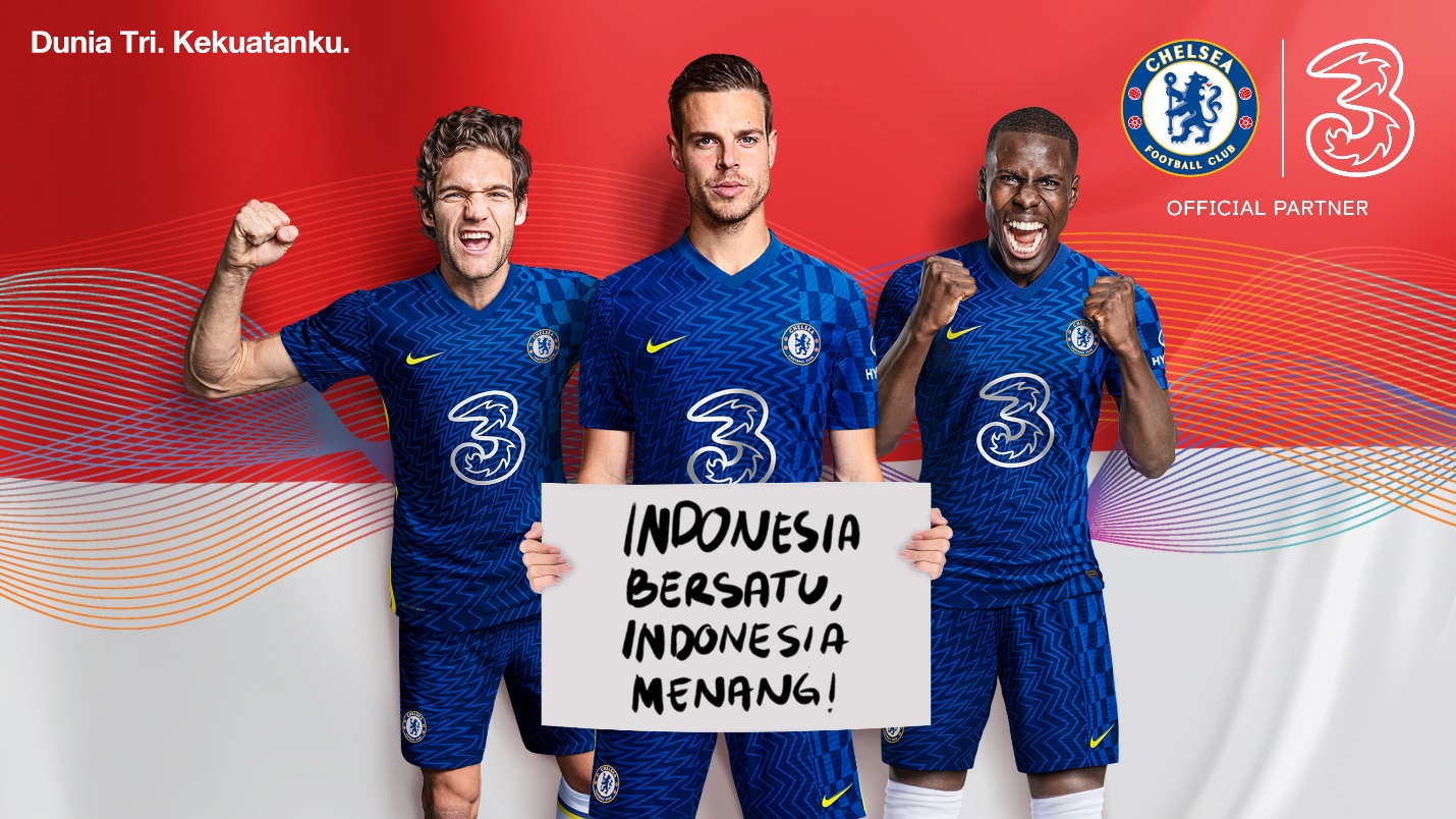 3 Indonesia x Chelsea Football Club Bekerja Sama untuk Membawa Penggemar Sepakbola Lebih Dekat Dengan Impiannya