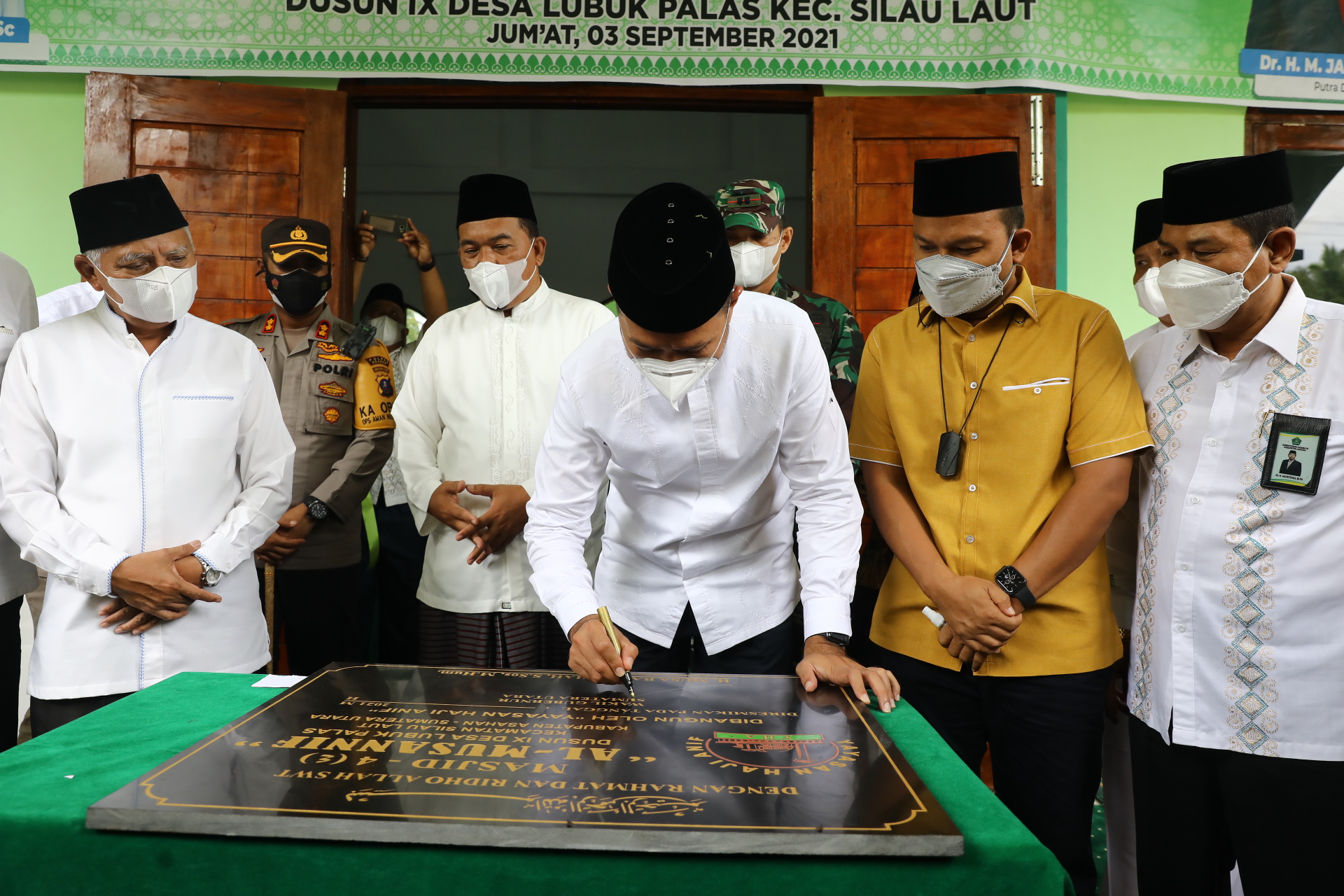 Ijeck Resmikan Masjid Al Musannif ke-22 di Asahan
