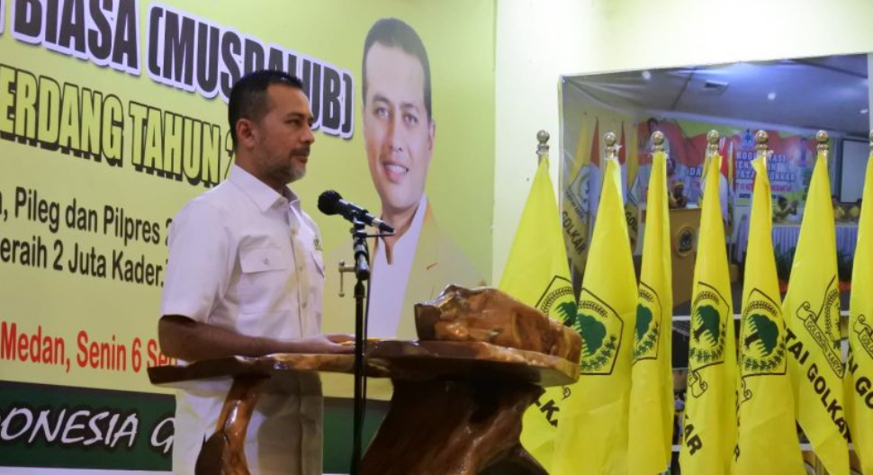 Ketua DPD I Buka Musda Partai Golkar Deliserdang, Ijeck : Jadikan Golkar Sebagai Pemenang