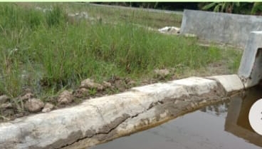 Proyek Pembuatan Siring Di Desa Telaga 7 Rp 1,2 Miliar Diduga Asal Jadi