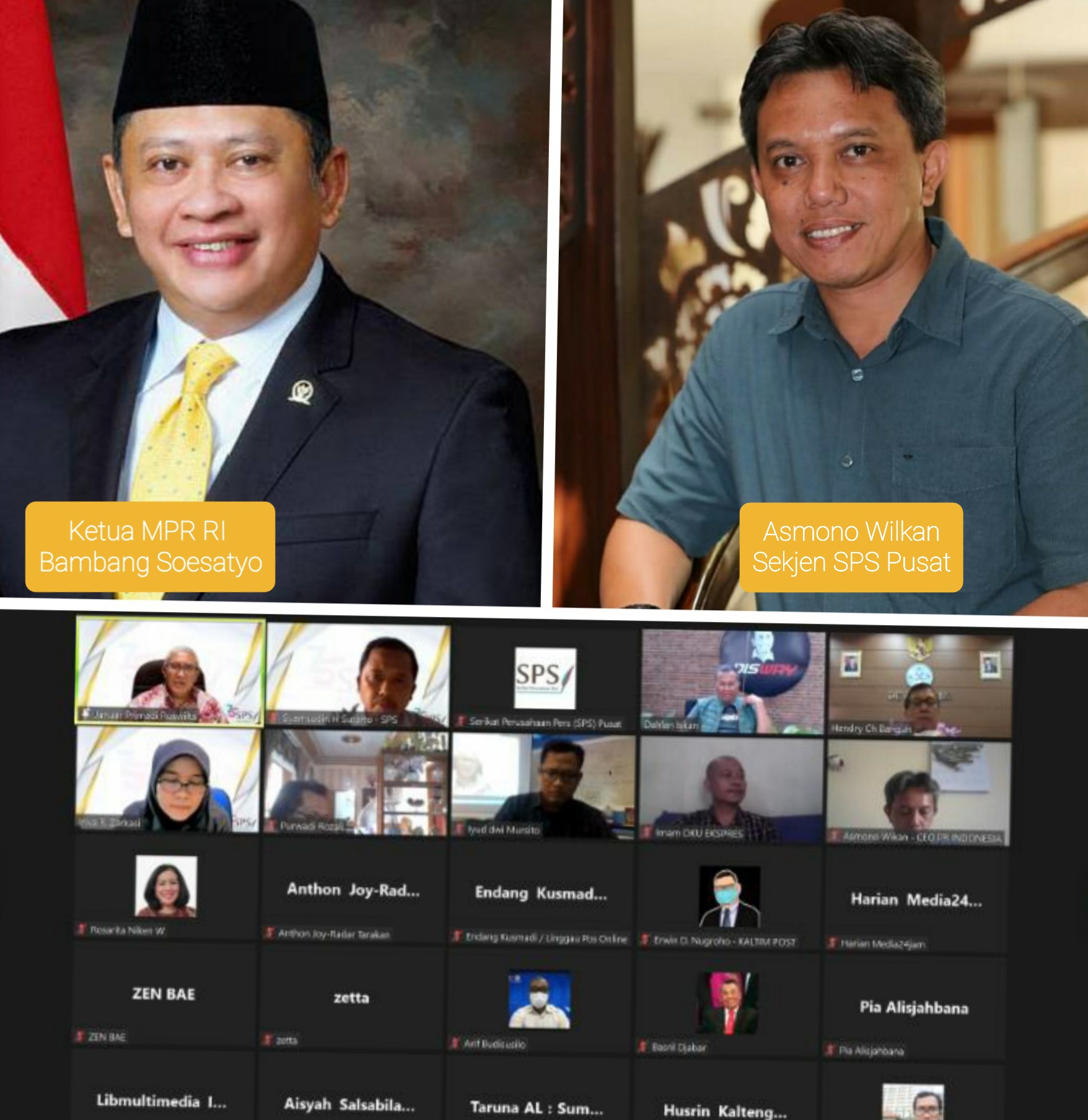 Melindungi Pers, Melindungi Demokrasi, Ini Kata Ketua MPR RI Bambang Soesatyo