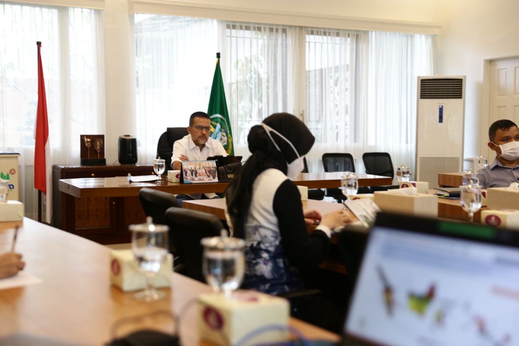 Rakor Monitoring dan Evaluasi PPKM Level 4,  Wagub Sumut Sebut Perkembangan  Kasus Covid-19 Terus Membaik