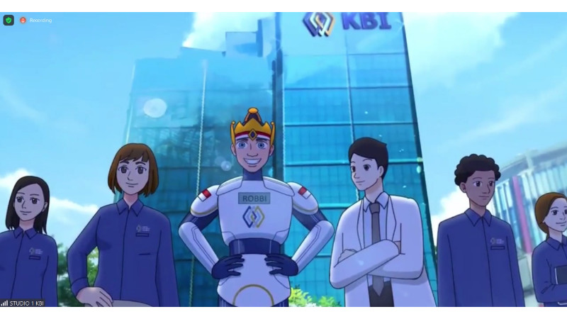 Maskot Robbi Gambaran KBI Sedang Berproses Jadi Korporasi Digital