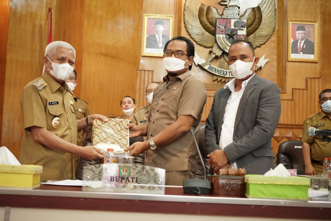 Bupati Asahan Sampaikan Nota Keuangan Perubahan APBD Tahun 2021
