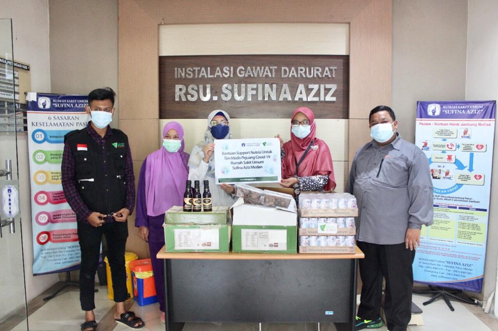 DD Waspada Kirim Suplemen ke RS Sufina Aziz, Beri Dukungan Pada Nakes