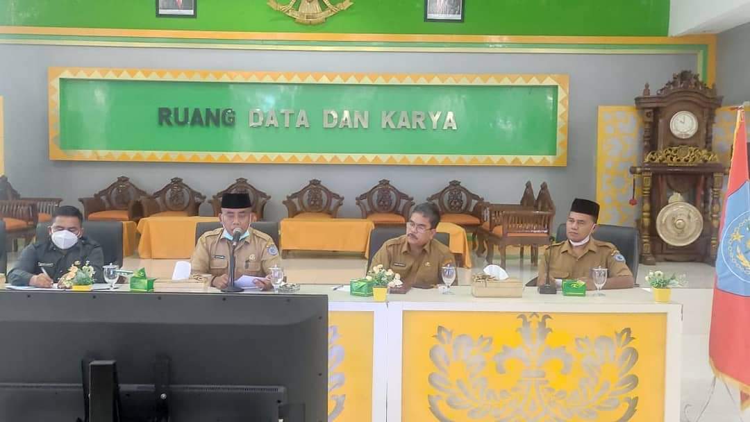 Pemerintah Kabupaten Labuhanbatu Menggelar Rapat Pembahasan Penyelenggaraan Satu Data Indonesia