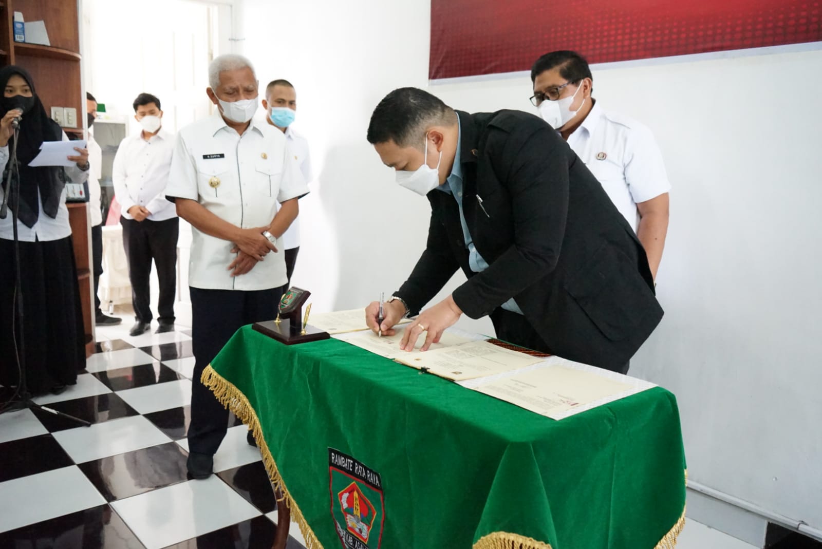 Penandatanganan Perjanjian Kerjasama Pemkab Asahan Dengan Putera Sampoerna Foundation