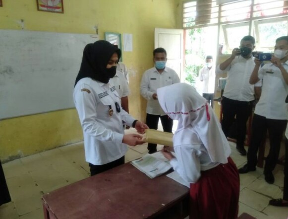 WABUP ATIKA NASUTION SIDAK HARI 1 PEMBELAJARAN TATAP MUKA