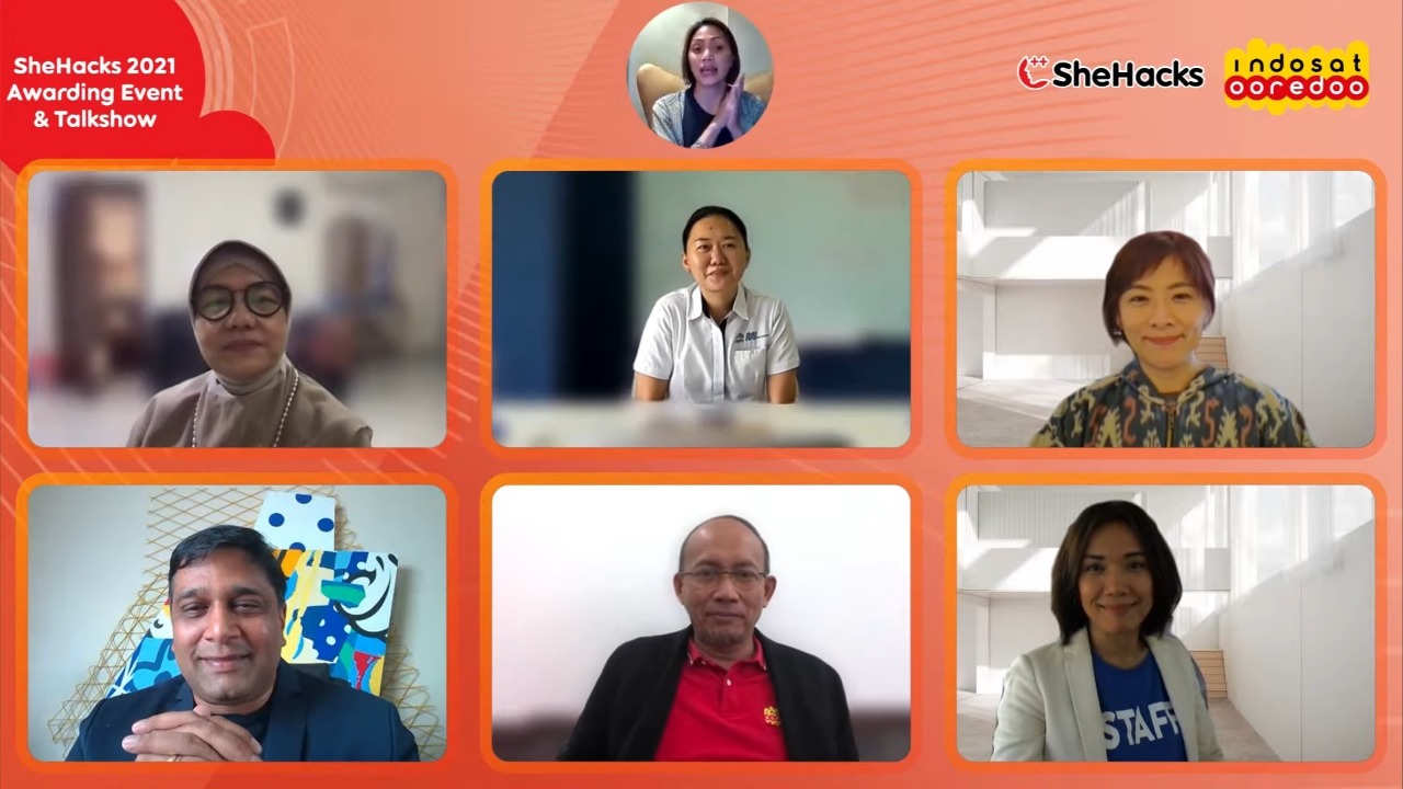 Siap Berdayakan Lebih Banyak Perempuan Indonesia Melalui Teknologi, Indosat Ooredoo Umumkan Pemenang SheHacks 2021