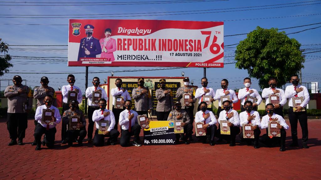 Ungkap Peredaran Shabu 28 Kg, Putra Putri Personel yang Berprestasi Dapat Bea siswa