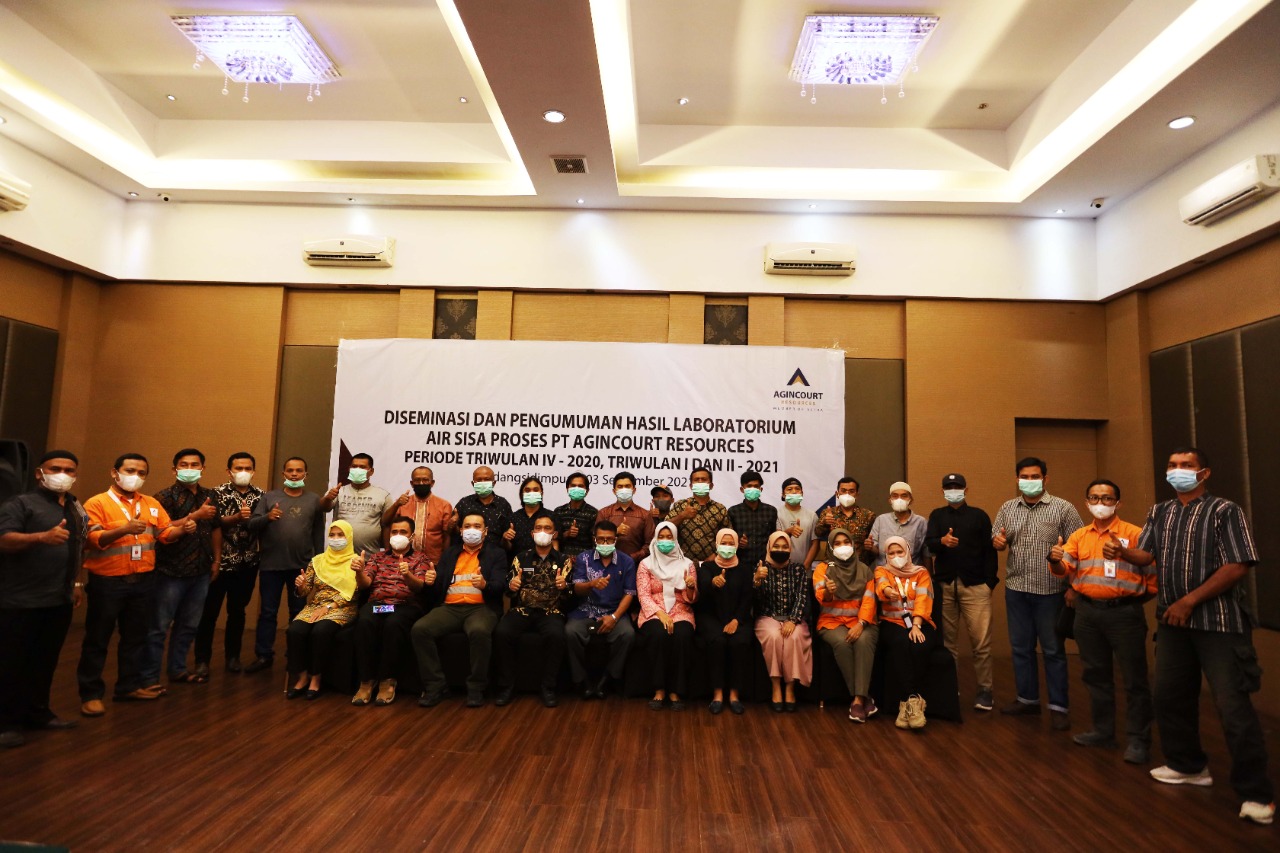 Hasil Uji Air Sisa Proses Tambang Emas Martabe,Â  Bukti Konsistensi PTAR Jaga Kualitas Air Sisa Proses