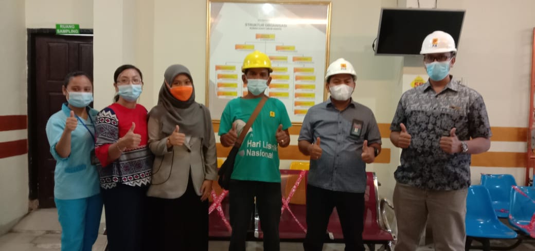 Peringati Hari Pelanggan Nasional, PLN ULP Padangsidimpuan Kota Kunjungi Sejumlah Rumah Sakit