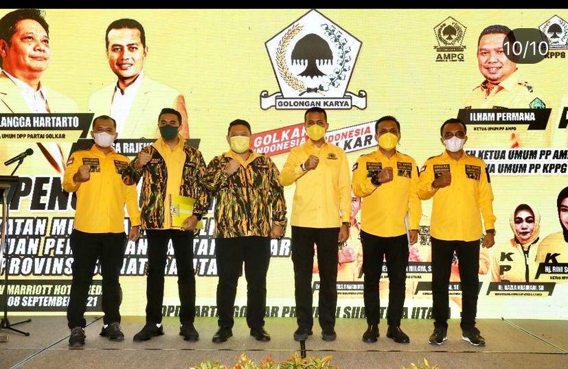 Dua Sayap Partai Golkar Dikukuhkan, Ijeck : Golkar Tidak Bisa Berjalan dan Berjuang Sendiri