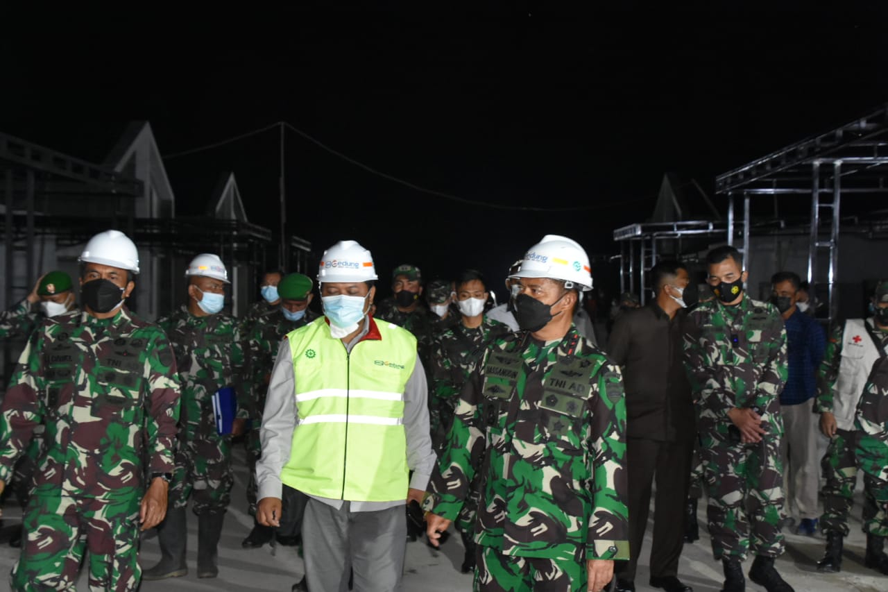 Pangdam I/BB Tinjau Pembangunan Rumah Dinas Prajurit Kodim 0210/TU