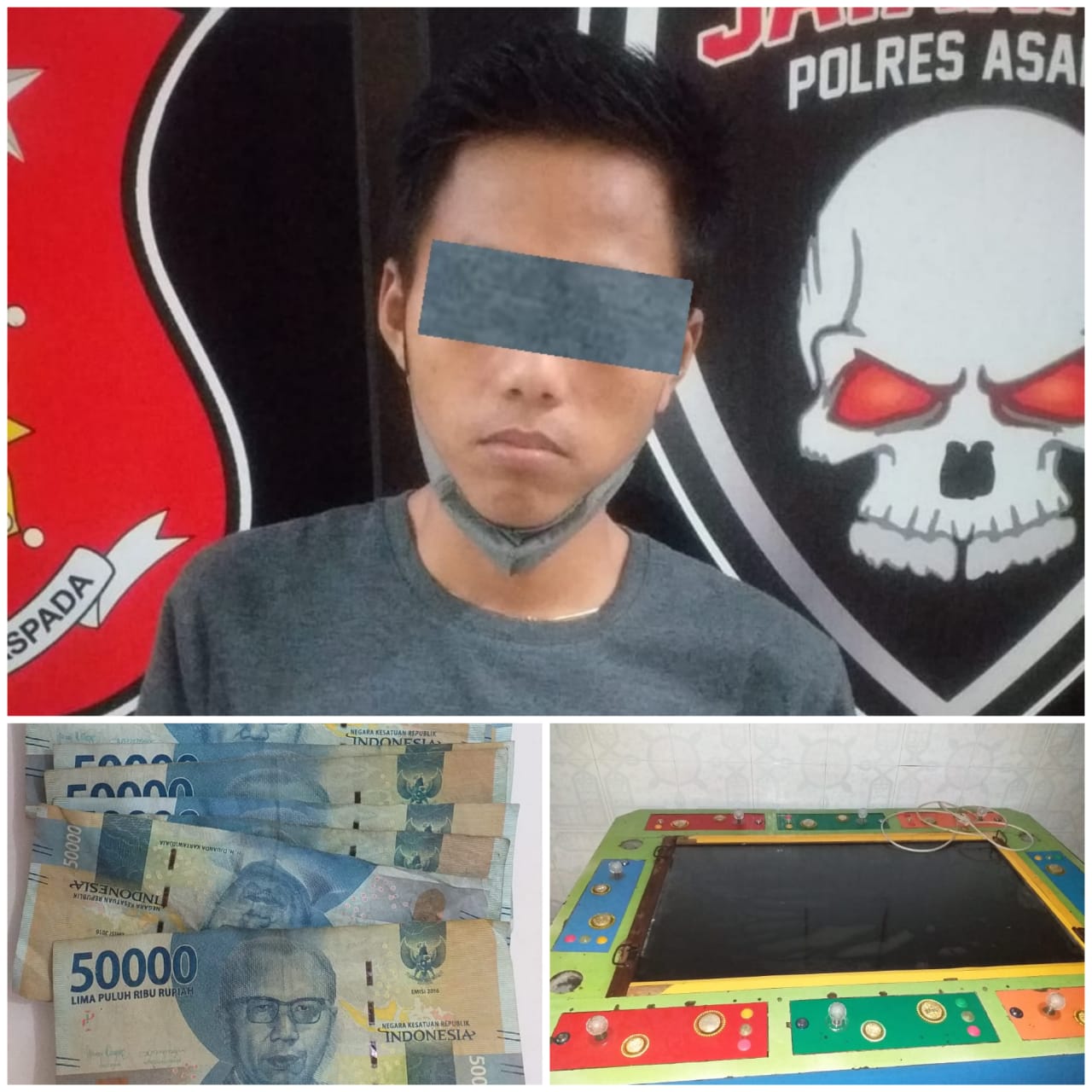 Lagi, Polisi Gerebek Lokasi Judi Tembak Ikan di Asahan