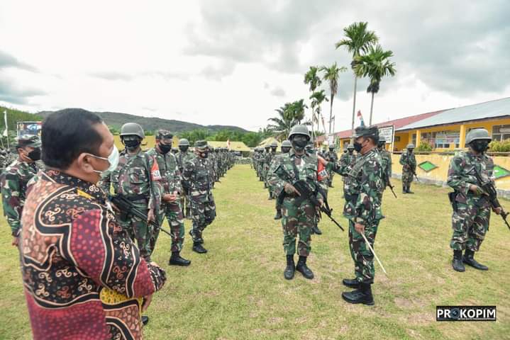 Walikota Irsan Efendi Nasution Dampingi Pangdam I/BB tutup latihan pratugas operasi Satgaspam perbatasan RI-Papua Nugini