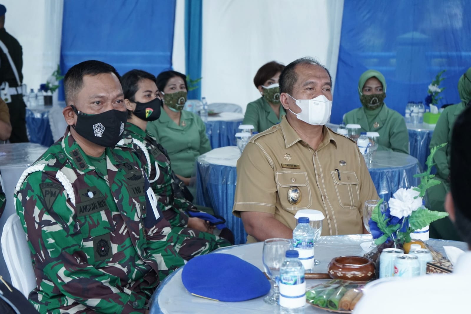 Wakil Bupati Asahan Hadir Dan Beri Ucapan Dalam Peresmian Rehab Asrama Subdenpom 1/1-4 Kisaran