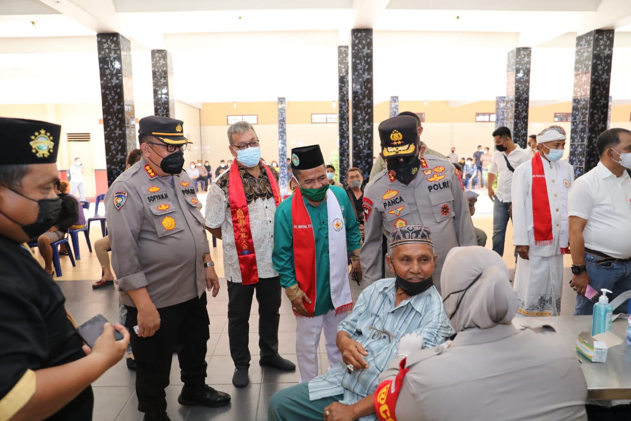 Kapolda Sumut I  Peran Tokoh Agama Sangat Penting Untuk Mensukseskan Program Vaksinasi.