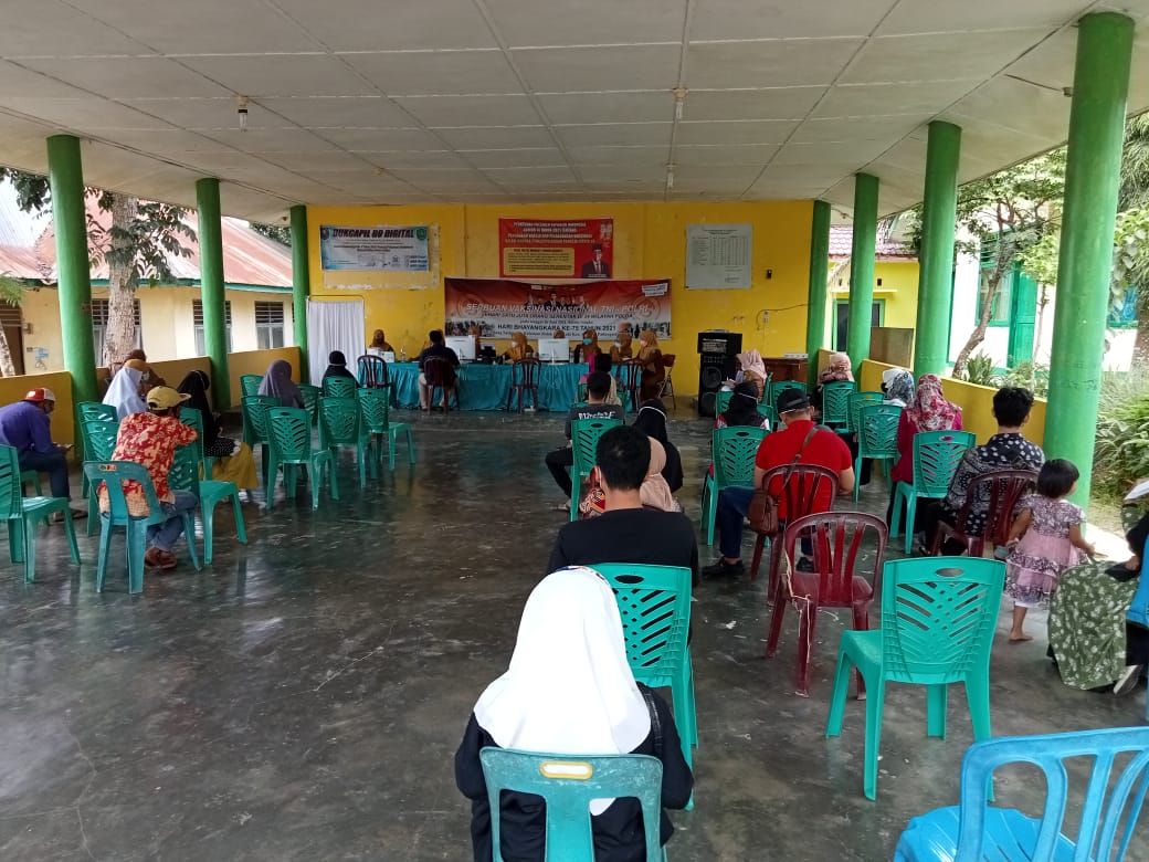 Puskesmas Hutaimbaru Wujudkan Serbuan Vaksinasi Nasional 1 juta Orang di 34 Wilayah Polda