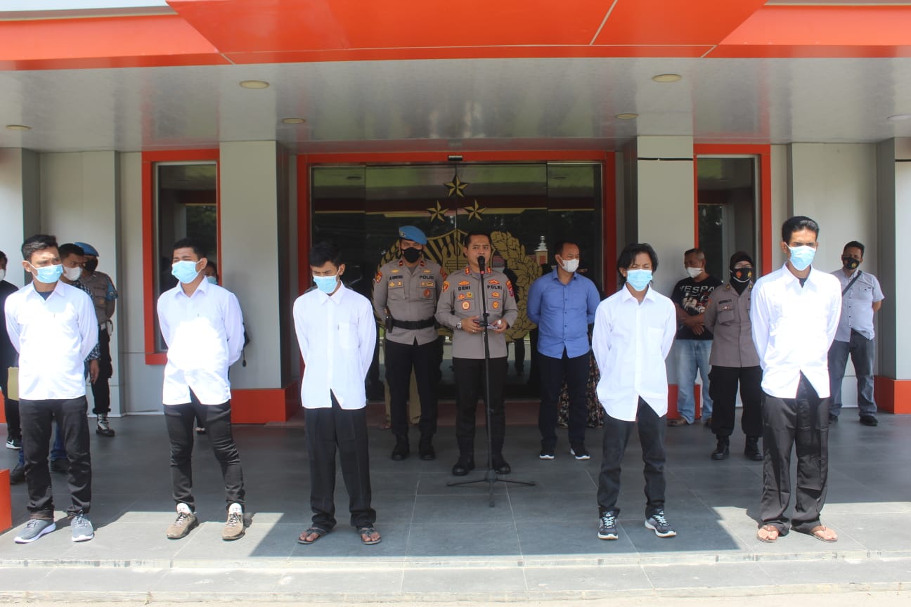 Polres Labuhan Batu Rehabilitasi 5 Pecandu Narkoba