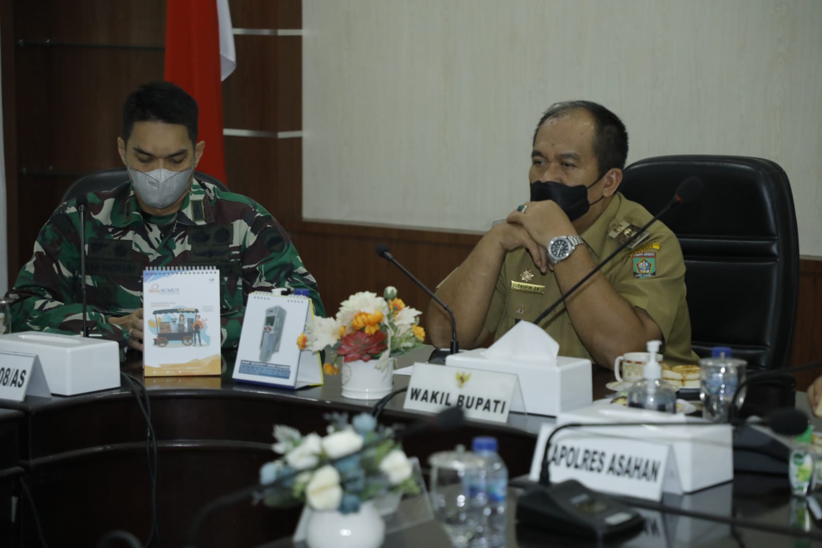 Wakil Bupati Asahan dan Forkopimda Kabupaten Asahan Ikuti Arahan Presiden RI